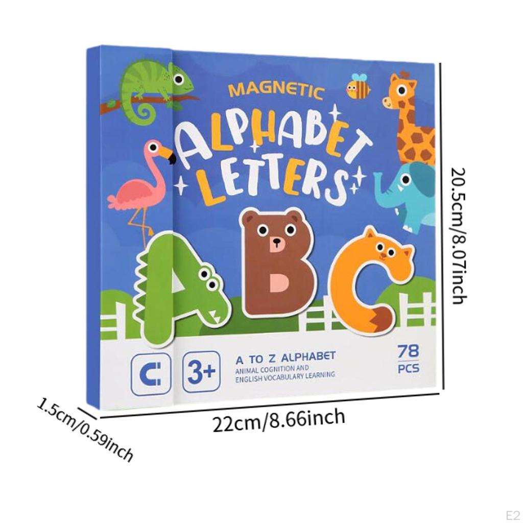 Magnetic Alphabet Abc Learning Board Toy for Preschool Holiday Gifts