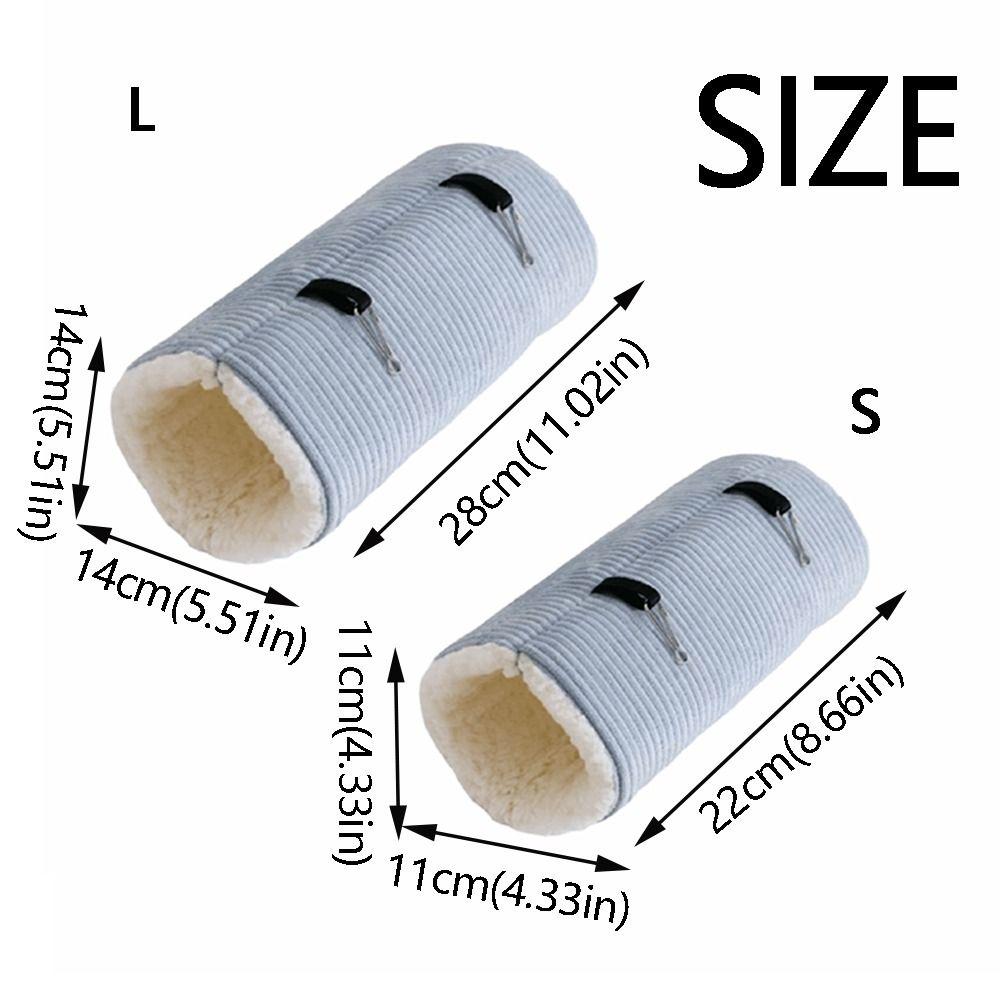 Plush Lining Plush House Nest Cute Pet Hamster Bed Plush Guinea Pig Tunnel  for Small Animal Pet