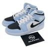 Кроссовки Air 1 Mid GS Ice Blue Retro Белые Синие 555112-401