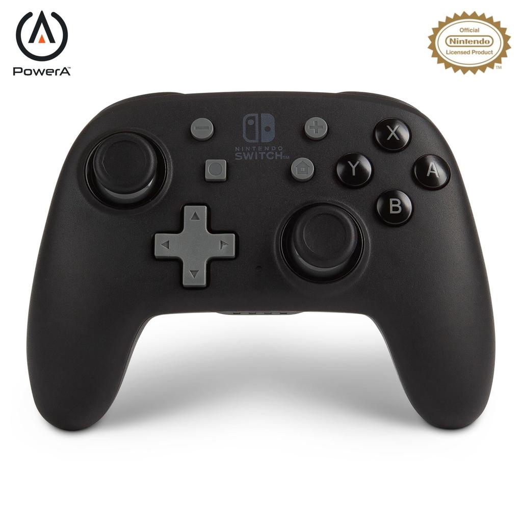 Лицензированный Nintendo беспроводной контроллер PowerA Nano Enhanced для Nintendo Switch Меньше стандартного продукта Продукт - Черный, Размер, 2-летняя гарантия,