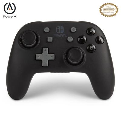 Лицензированный Nintendo беспроводной контроллер PowerA Nano Enhanced для Nintendo Switch Меньше стандартного продукта Продукт - Черный, Размер, 2-летняя гарантия,