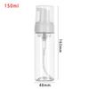 Home Bath Supplies Hand Sanitizer Plastic Liquid Clear Foaming Bottle Pump Container Soap Dispenser
