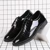 Fashion Men Leather Shoes Business Formal Fashion Leather Shoes Korean Style Casual Youth Versatile Men Leather Shoes