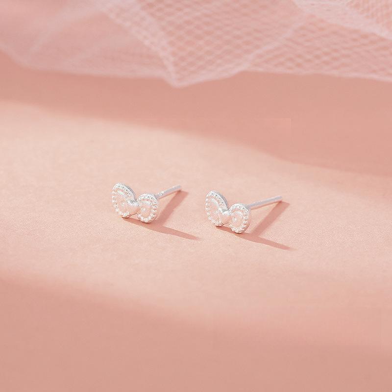 Милые серьги-бантики для женщин с милыми девчачьими новыми серьгами