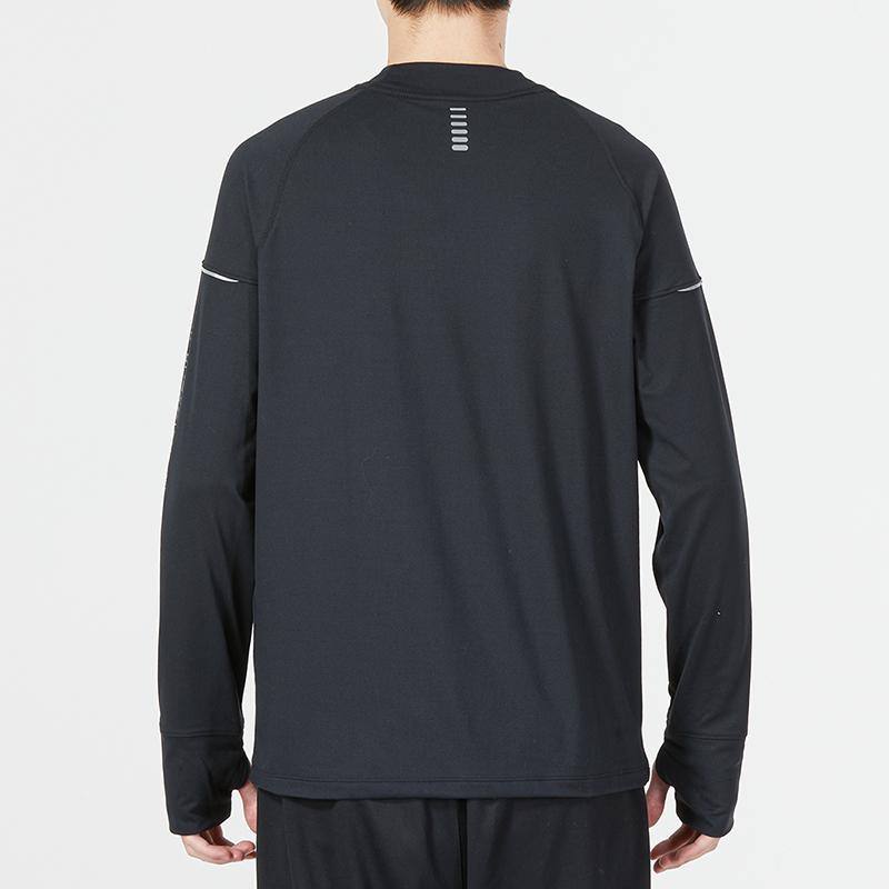 Under Armour High Collar Training Fitness Quick-Dry Running T-Shirt Men Tops Black 1373214-001