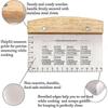 Stainless Steel Metal Griddle Scraper Chopper For Bread And Pizza Dough