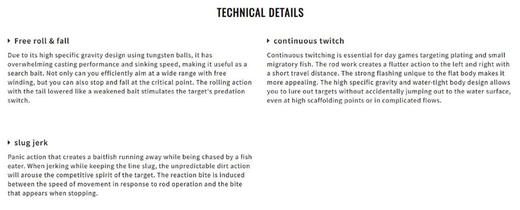 DUO Тяжелая тонущая приманка Tetra Works Toto 48 HS CYH0635 (1130)