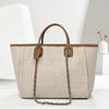 Large Capacity Handbag 2025 Texture Temperament Solid Color Women's Bag Chain Bucket Bag Bag Bag