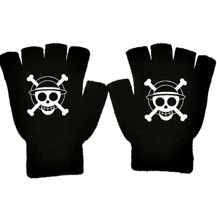 Наруто Саске Какаши Аниме Онлайн Игра Периферийные Перчатки Полупальцевые Хлопок Теплые Осенние и Зимние Студенты