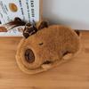 Storage Bag Capybara Pencil Bag Pen Holder Plush Pen Case Cute Capybara Stationery Bag  Office