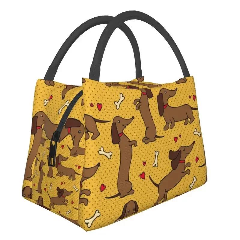 Такса Утепленные сумки для обеда для работы в офисе Барсук Сосиска Винер Собака Многоразовый охладитель Термобокс для обеда для женщин