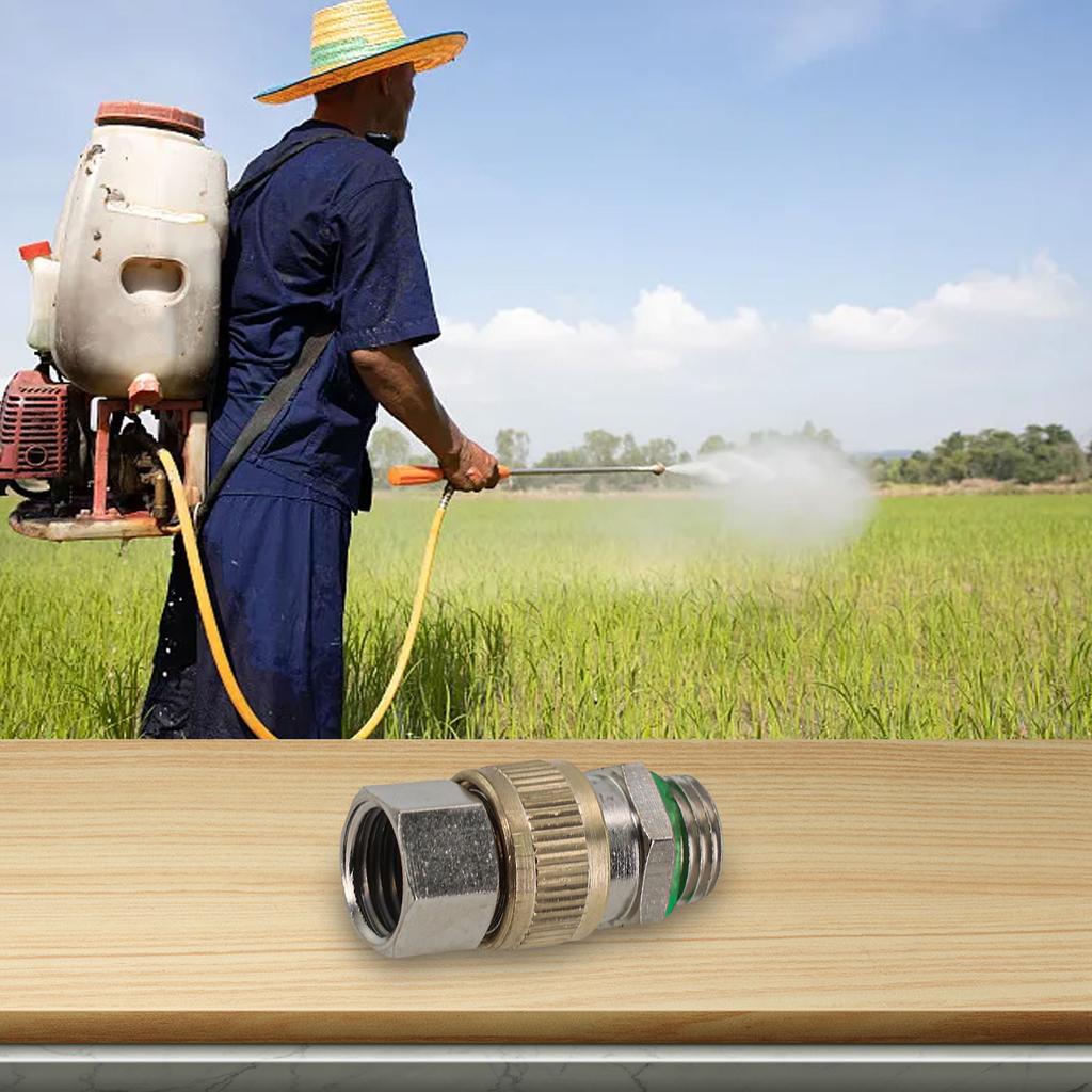 Медный быстроразъем для сельскохозяйственного дозирующего плунжерного насоса, шланг высокого давления, труба высокого давления, выходная труба, распылительный соединитель