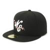 Кепка New Era 59FIFTY Логотип NE Сакура Черный 7 14 5950 КЛАССИЧЕСКИЙ NE SAKURA BLK 14523124 NER36C6654