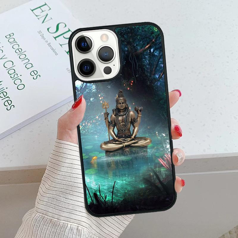 Лорд Шива Индуистский Бог Будда Индия Чехол для телефона cover Для iPhone 17 Air 15 16 16e 14 13 Pro Coque 12 11 Pro Max Для Apple PLUS