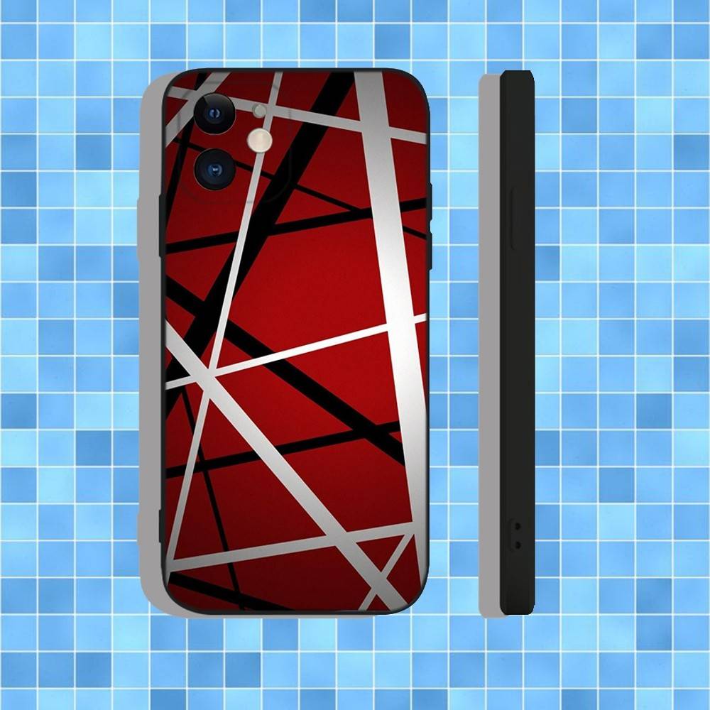Чехол для телефона V-Van Halen 5150 Для iPhone 17,16,15,14,13,12,11,Pro,Max,Plus,Air,X,XS,XR,SE,8,7,Mini,Мягкий Черный Чехол