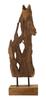 Akar Sculpture Teak Cm 18X13X55
