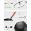 COOKER KING Titanium-Reinforced Wrought Iron Wok