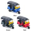 Diecast Construction Alloy Tricycle Retro Design Three Wheeled Motorcycle  Kids Toys