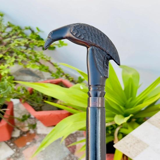 Трость-трость, трость-трость с ручкой Raven Crow, деревянная трость ручной работы, подарок на день рождения, рождественский подарок