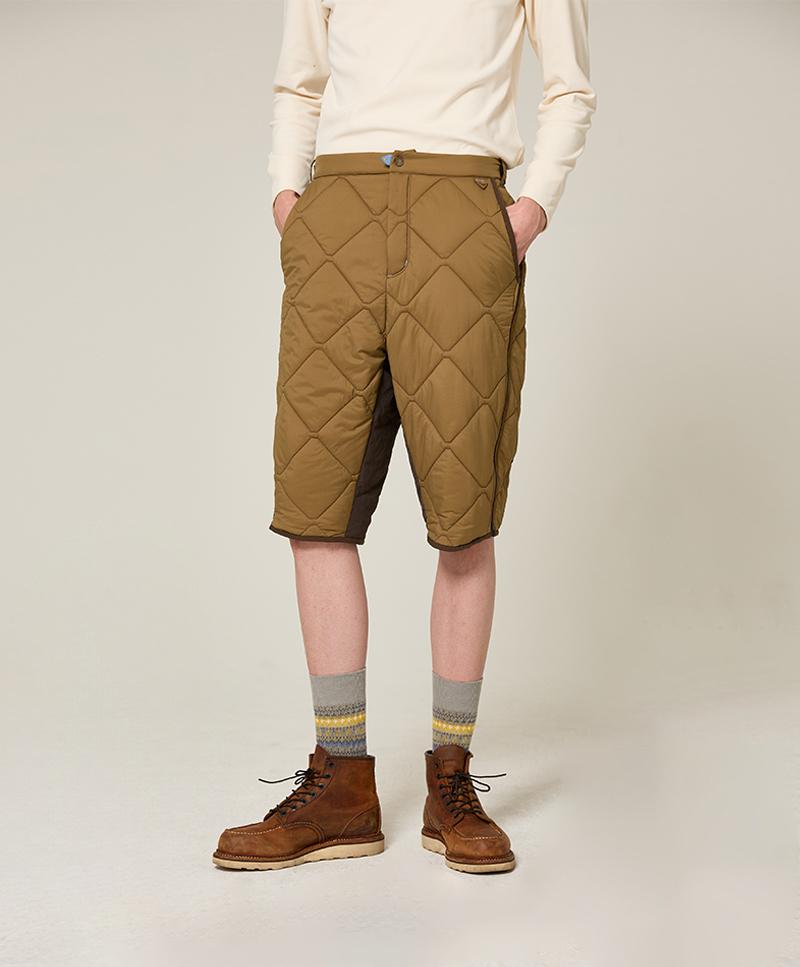 NUUKFITTER Aero Full Zip Padding Short_Men [Beige]
