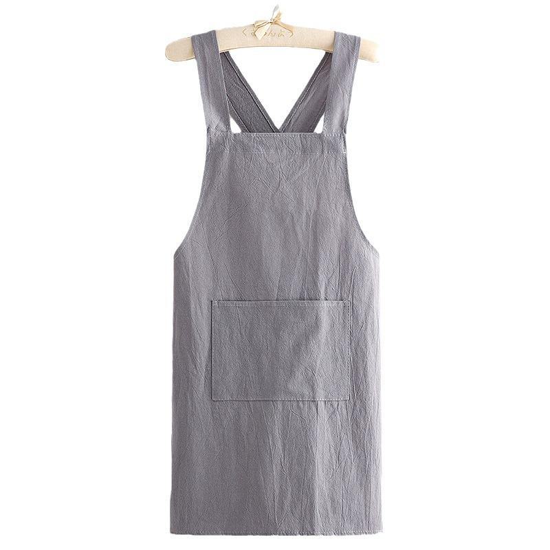 Breathable Cotton Apron: Wrinkle-Resistant & Custom Logo, Anti-Fouling Cooking Wear
