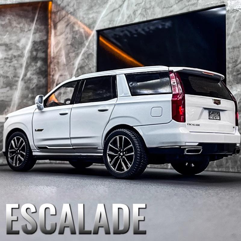 Масштаб 1/24 Cadillac Escalade Внедорожник Сплав Литье под давлением Модель Игрушка с инерционным механизмом Подарок Друзьям Коллекция Хобби Декоративный Прекрасный Подарок