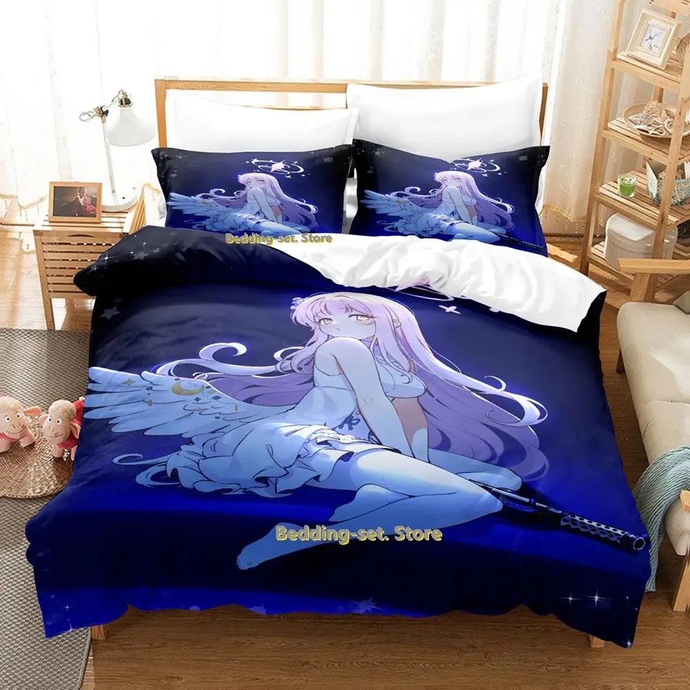 Kawaii Misono Mika Постельное белье Single Twin Full Queen King Size Bed Set Adult Kid Bedroom Duvetcover Set Anime Parure de lit Bed