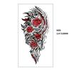 Xqb Black Skull Animal Eagle Snake Water Transfer Tattoo Simulation Disposable Tattoo Sticker