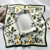 70 * 70cm New Silk Small Square Scarf For Women'S Neck Protection Professional Scarf Versatile Hair Tie Headscarf Scarf