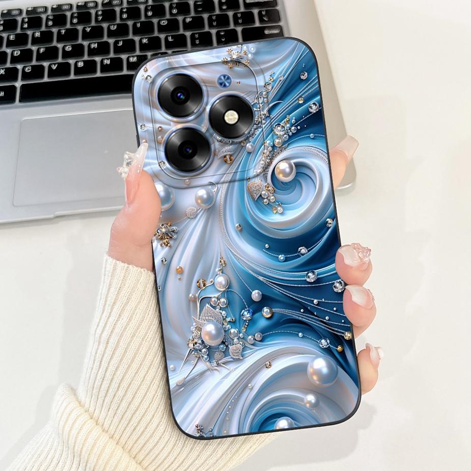 Чехол для Tecno Spark 20C Spark20 Pro KJ6 Новый модный чехол с рисунком-конфетой Ударопрочный чехол для телефона Для Tecno Spark 20 Pro Plus Корпус