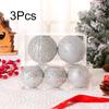 3 шт. модные елочные украшения подвесные кулон рождественские шары блестящие пайетки подвесные окна
