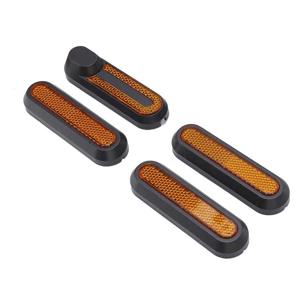 4 шт. Крышки ступиц колес электросамоката Безопасная езда Легкая установка Аксессуары для электросамоката для Xiaomi M365Желтый