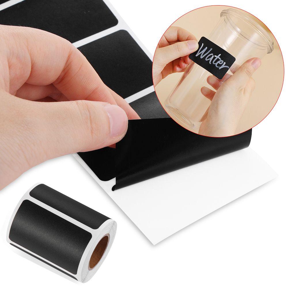 150pcs/roll Kitchen Spice Jam Jar Marker Pen Labels Stickers Blackboard Label Bottle Tags