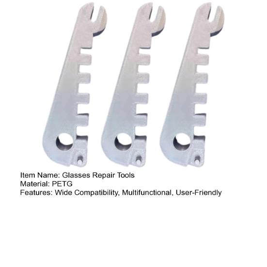 3 шт. Инструменты для регулировки оправы очков: регулировка изгиба дужек, регулировка носовых упоров. Профессиональные инструменты оптика для самостоятельного ремонта очков.