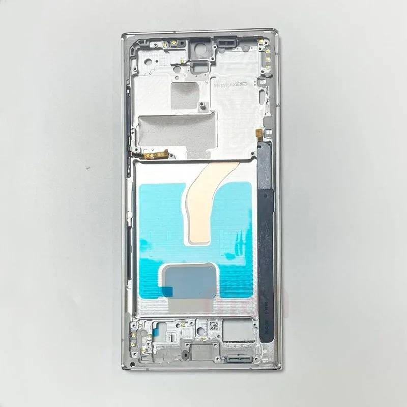Для Samsung Galaxy S22 Ultra Средняя рамка Рамка Крепление LCD Дисплей Восстановление Замена