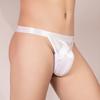 Ремень-держатель для пениса Чехол-трусы Lingerie G-String Мужские Низкая талия Сексуальные трусы Гей Мужские Масляные Блестящие Прозрачное нижнее белье Высокоэластичные трусы