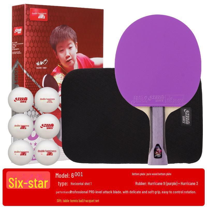 DHS Table Tennis Racket - Beginner To Pro Level, Horizontal & Vertical Orientation