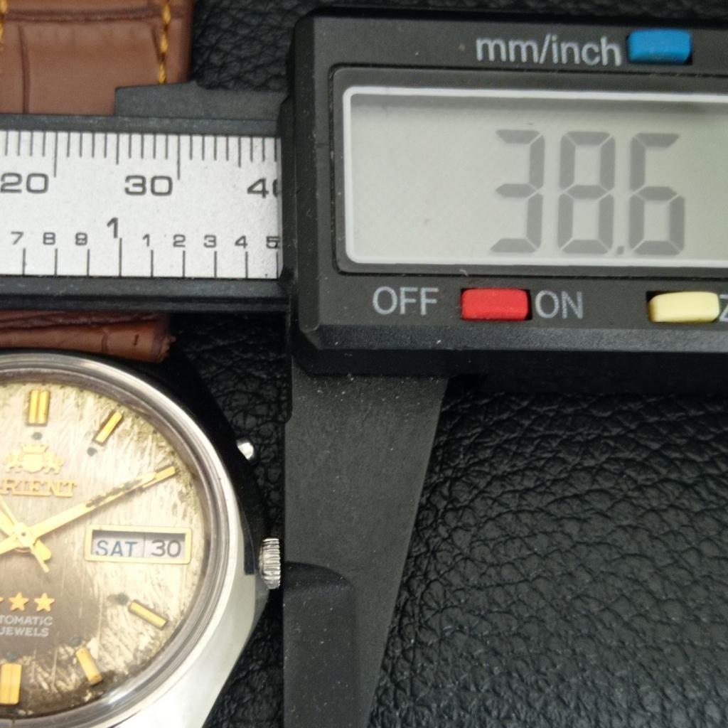 ЯПОНСКИЕ ВИНТАЖНЫЕ АВТОМАТИЧЕСКИЕ ЧАСЫ ORIENT 46941 МУЖСКИЕ ОРИГИНАЛЬНЫЙ ЦИФЕРБЛАТ a704894-1