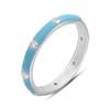 Silver Ring with Enamel, Cubic Zirconia, Weight of the Product 1.91 G (60002256)