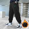 Children's Warm Pants Winter Thickened Loose Casual Pants Large Size Sweatpants