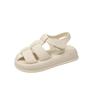 Fashion 2024 Hot Sale Women's Shoes Buckle Strap Women's Sandals Fashion Solid Casual Sandals Women Summer Slingbacks Toe Cap Sandals
