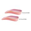 Height Increasing Insoles Flat Feet Arch Support Orthopedic Half Size Cushion High Elastic Soft Anti-Odor Heel Lift Shoe Pads