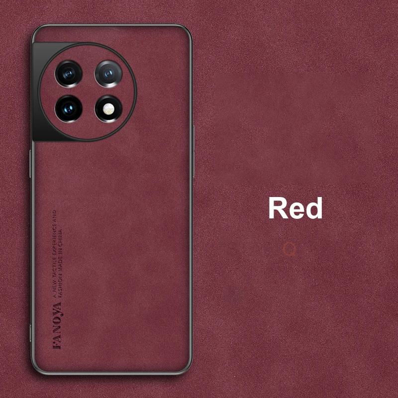 Ретро Кожаный Чехол из Овчины для Серии OnePlus - Прочный и Стильный Задний Чехол