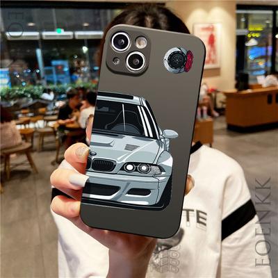 Чехол для телефона iPhone 14 13 15 16 Pro Max 11 12 Mini 8 7 Plus X XR XS SE 2022 Стильный узор с автомобилями Ударопрочный Мягкая задняя крышка