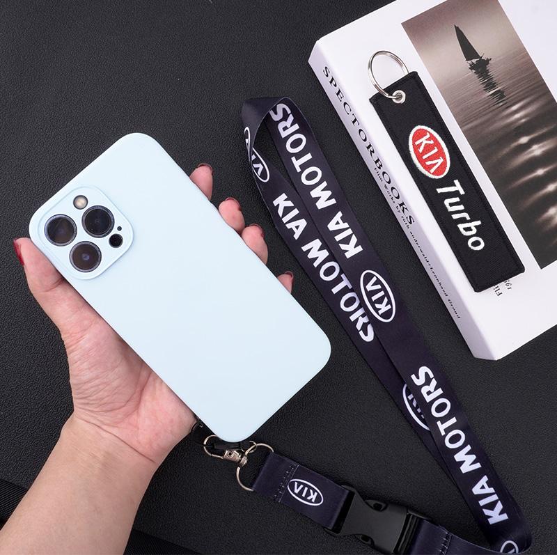 Автомобильный брелок На шею ID-карта Пропуск Шнурок Нейлоновый Длинный брелок Лента Для KIA Ceed Sportage Cerato Sorento Optima Picanto Niro xcpk70
