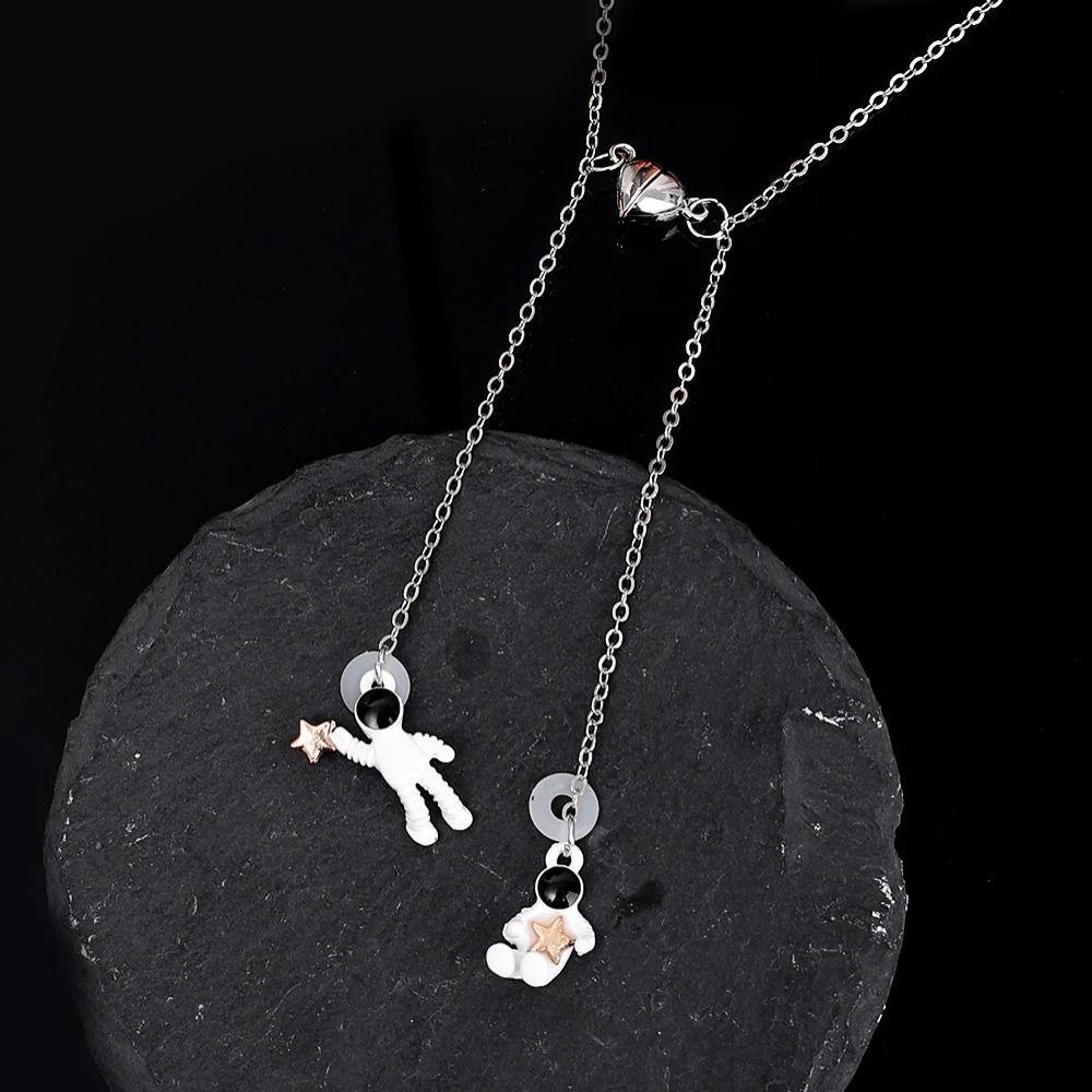 Astronaut Anti-Lost Earphone Chain Magnetic Earphones Necklace Headphone Chains Women