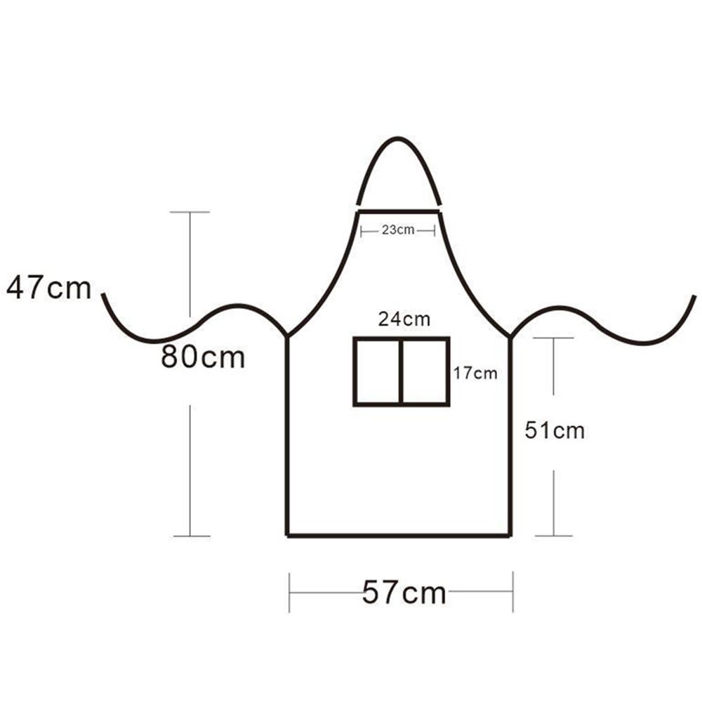 И Женщины Главная Кухня Кейтеринг Длинный Холтер Шея Полосатый Фартук Шеф-повар Фартук Чистый Фартук Нагрудники