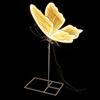 Wedding Electric Butterfly Floor Lamp Big Movable Butterfly Decoration Props with Flapping Wings - for Birthday Party Baby Showe