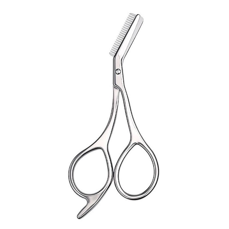 Ножницы-триммер для бровей из нержавеющей стали Точный инструмент для ухода за лицом для мужчин и женщин Легкий нож Инструмент-бритва для удаления волос