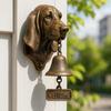 Dog Welcome Bell Vintage Shopkeepers Bell Wall Mounted Dog Door